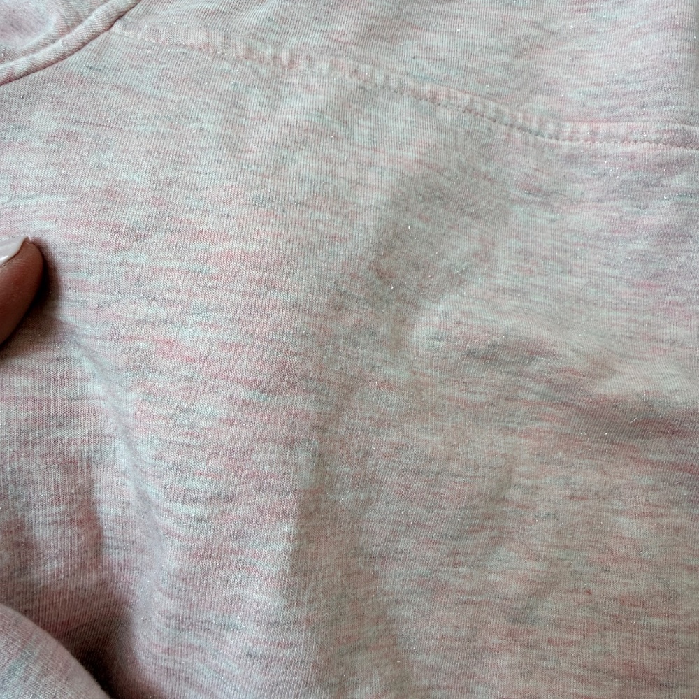 Vineyard Vines Dreamcloth Half Zip Pink Heather Shep Shirt with sparkle size S - Picture 3 of 10